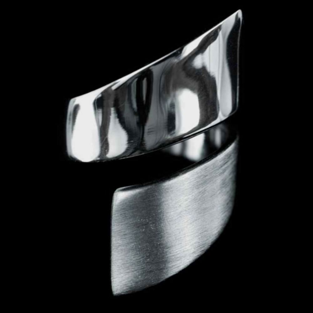 Chico's Vintage Mid Century Silver Wrap- Around Ring
